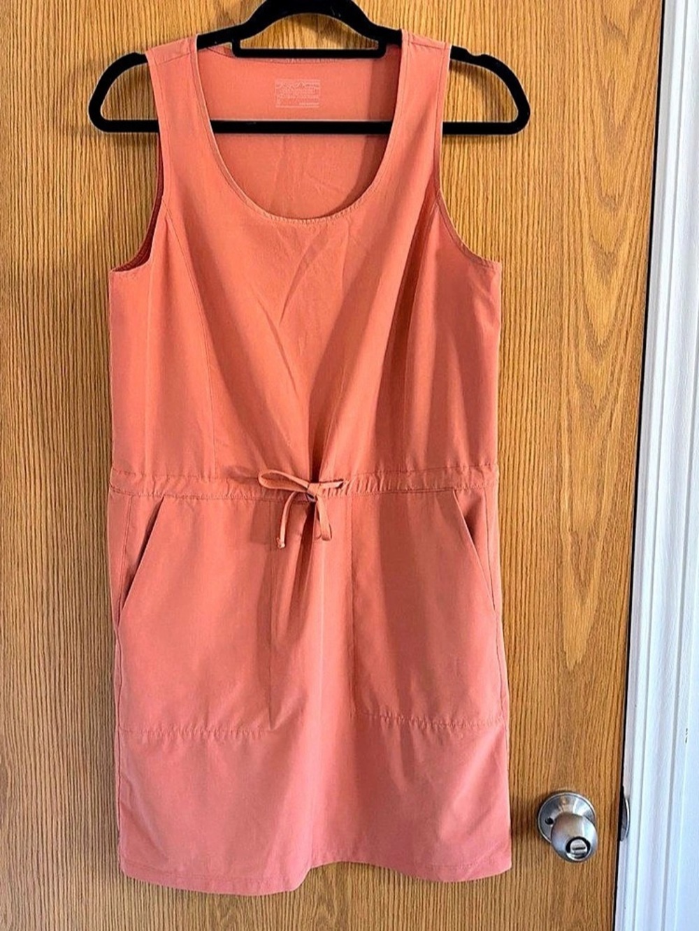 Patagonia Fleetwith Drawstring Dress S Athleisure Gorpcore Active Travel Peach